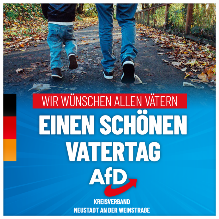 Wir wünschen allen Vätern einen schönen Vatertag