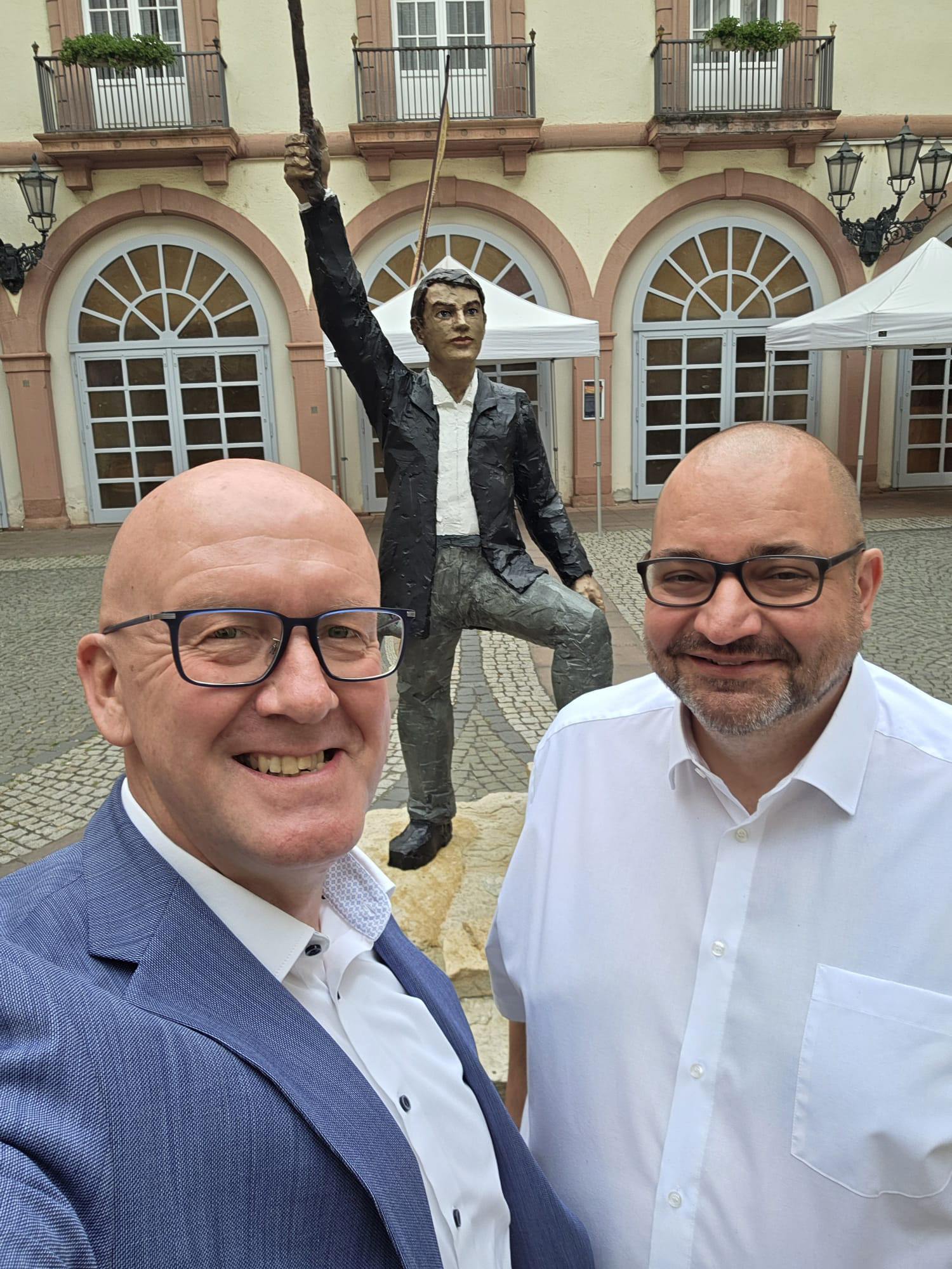 Austausch mit Oberbürgermeister Marc Weigel